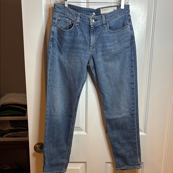 EUC RAG&BONE Dre Low Rise Slim Boyfriend women’s jeans in Julienne color size 28 - Picture 1 of 12